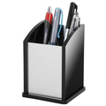 Kantek Black Acrylic and Aluminum Pen Cup BA-320